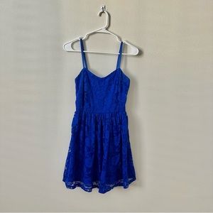 Forever 21 Blue Lace Dress
